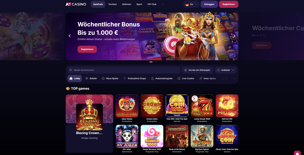 Test du site NV Casino 2026 : Récompenses, application et connexion : le test ultime